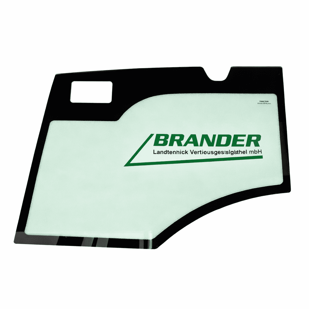 Türscheibe links unten - passend zu Weidemann Kabine LK116