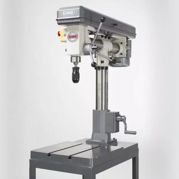 Elmag Radialbohrmaschine 16 mm | 2.800 U/min | 400 V | Ausleger & Top-Speed