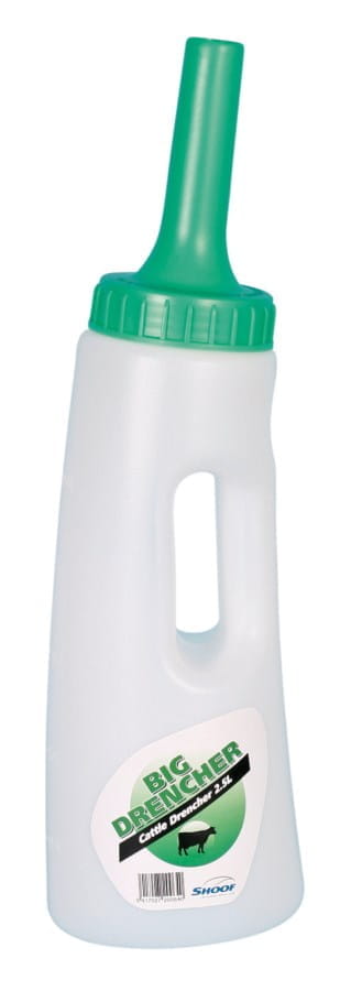 Kerbl Drencher Eingabeflasche für Großvieh - 2,5L / 12cm