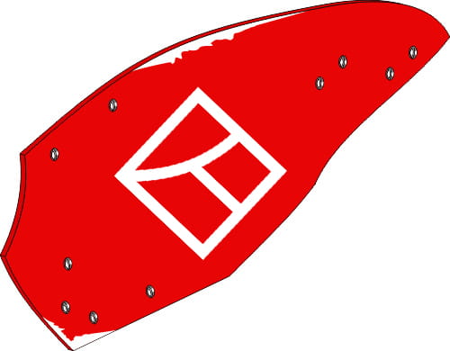 BL30813 Streichblech-Hinterteil 14“-18“ L - passend zu Kverneland KK063293