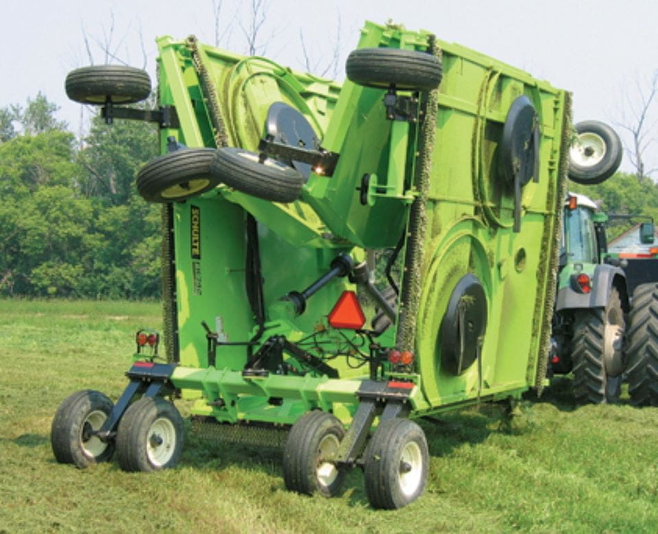 Schulte FX-742 sickle mower – the world's largest sickle mower | 12.80 m cutting width