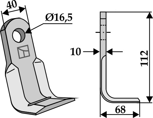 Protractor for Aedes