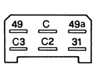 Cobo Blinkgeber / elektronisch - 12 V, 6 Anschlüsse