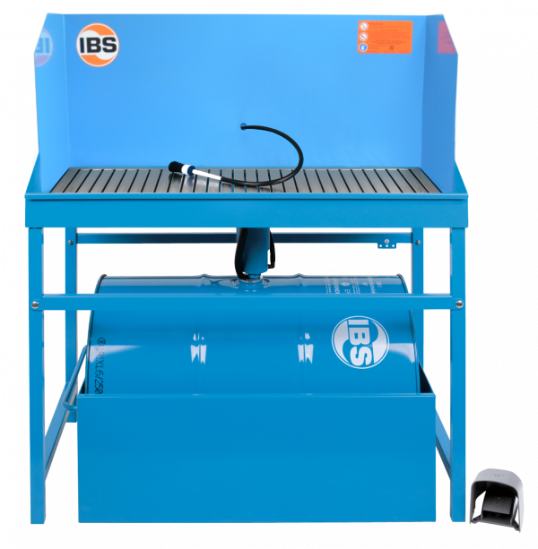 Splash guard for IBS parts cleaning device type M/M-500