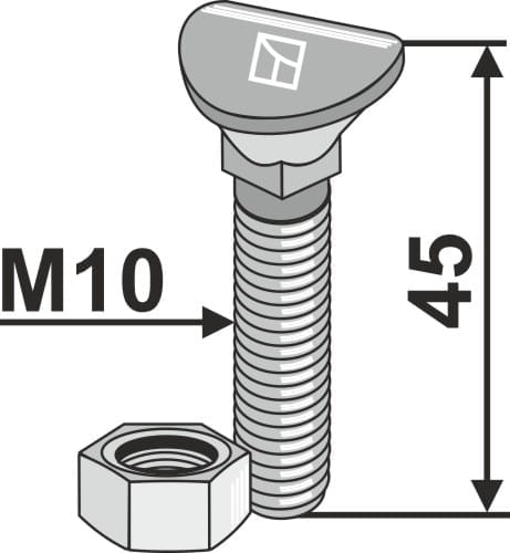 BL29018 Planetschraube - M10x45 - 8.8