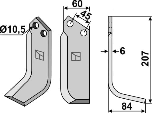BL6380 Fräsmesser VAL-06R