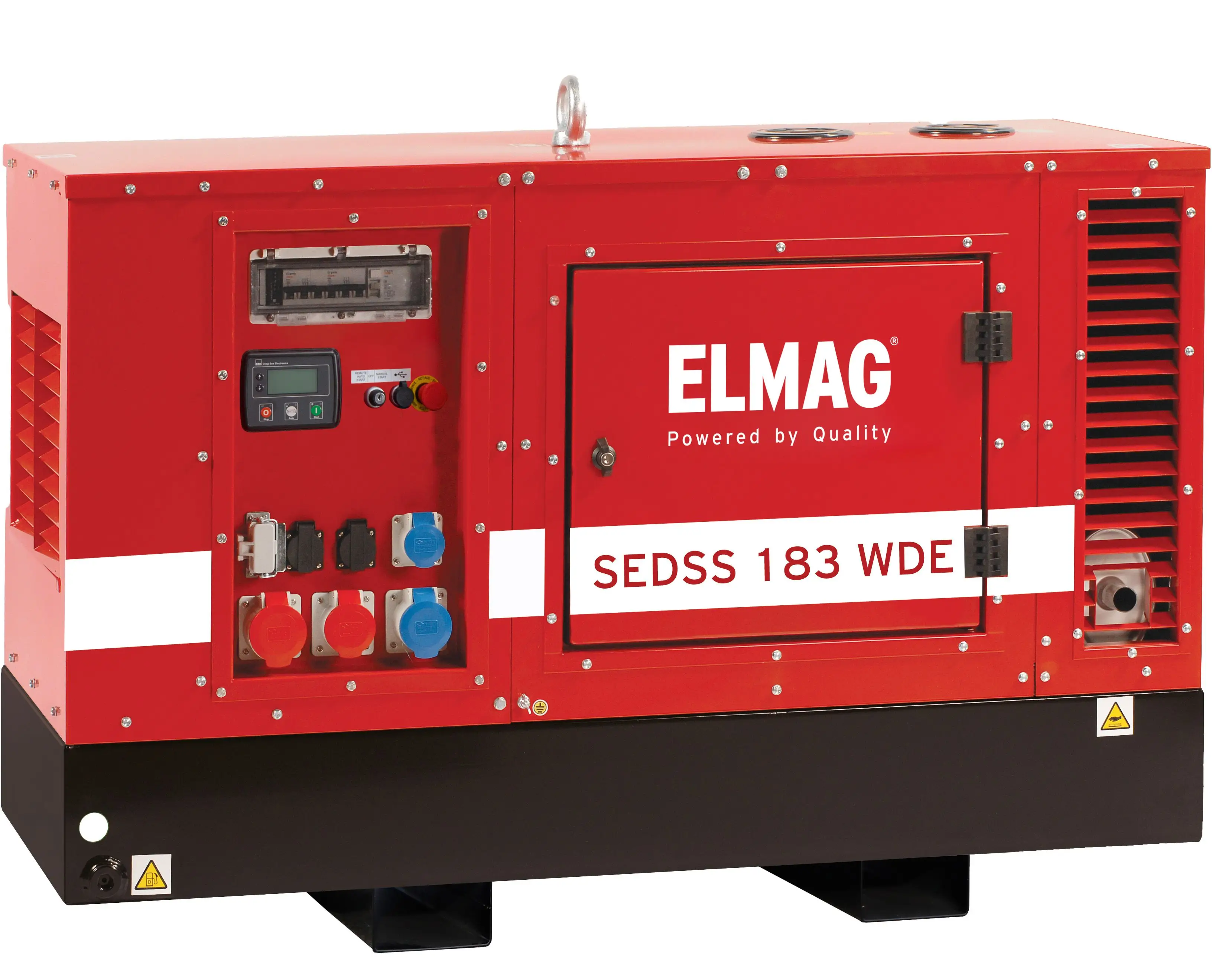 ELMAG Diesel-Stromerzeuger SEDSS 183WDE-AVR-DSE4520-V5, SEDSS super-schallgedämmt, Kubota D1105, 18 kVA (400 V), 6,8 kVA (230 V)