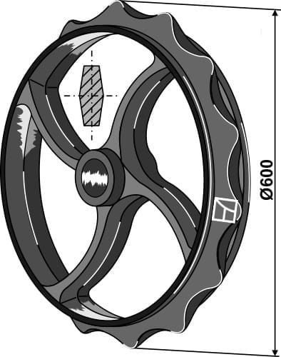 BL30235 Cambridgering Ø600mm - passend zu DalBo 15394