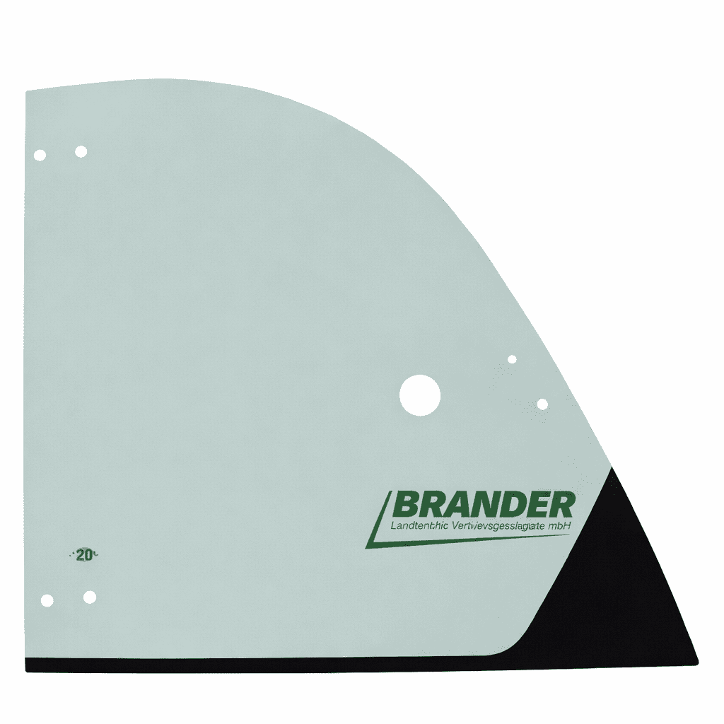 Right-hand door glass - suitable for Kramer 5075, 5085, 5095