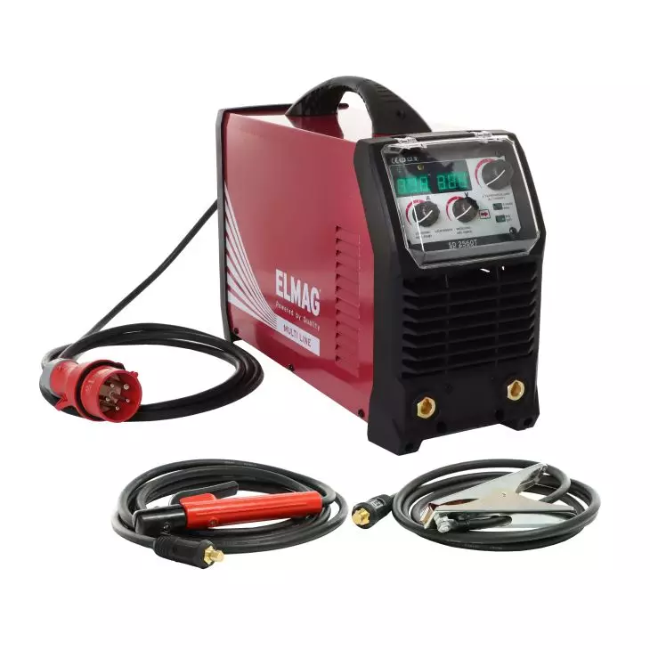 Multi Line incl. 3m ground cable 35mm² & 4m E-holder cable 35mm² – Electrode welding inverter SD 2560T