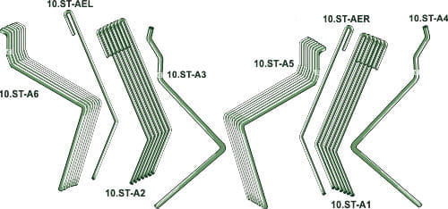 BL29107 Striegelzinken Satz - passend zu Amazone Exaktstriegel II - 3822300