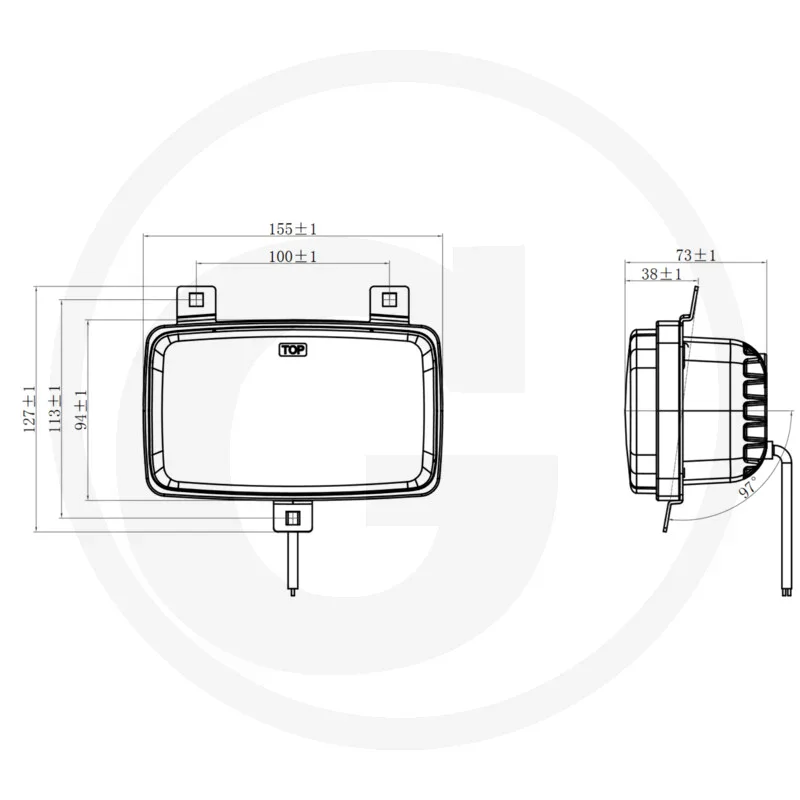 LED headlights - compatible with SDF