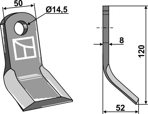 BL27978 Y-Messer - passend zu Bagodi
