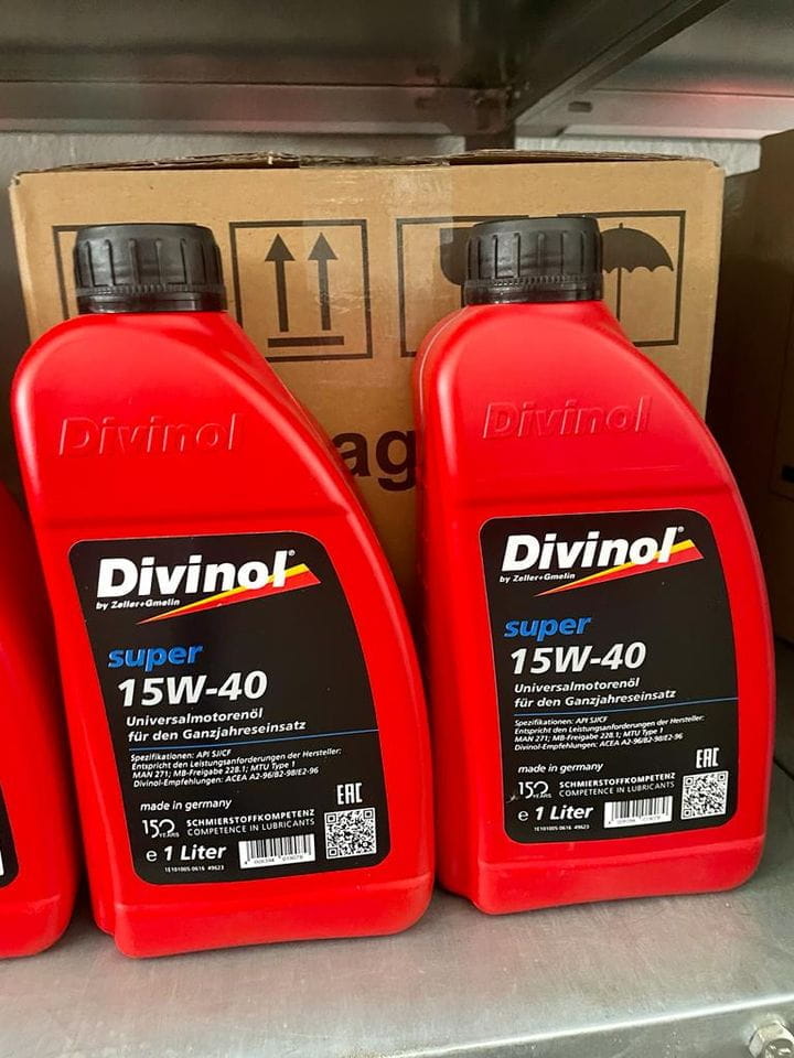 Divinol Super 15W-40 engine oil