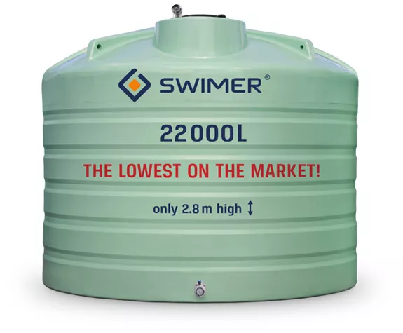 wasser-tank, polyethylen, grüner-tank, 22000L, außen-wasserspeicher