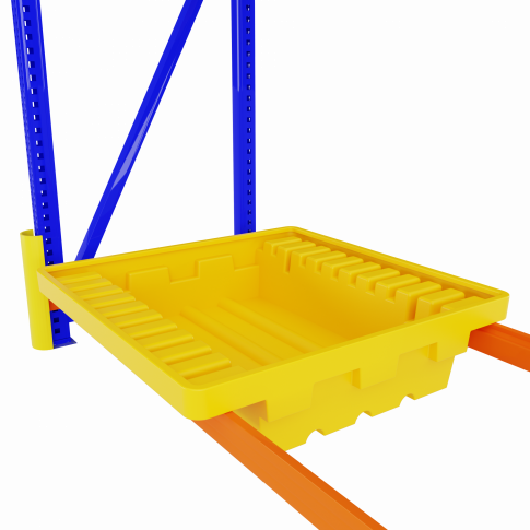 EMP PEHD Auffangwanne für Palettenregale 260L | Regalwanne 600kg Traglast