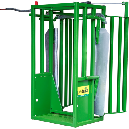 Patura Halsfangvorrichtung A3000, mit Fangkorb und Ständer, feuerverzinkt