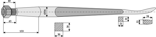 BL2565 Löffelzinken Baas/Trima 97.63.11.12