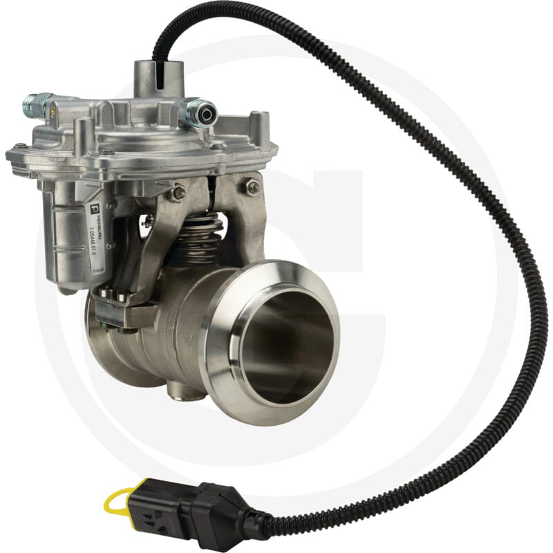 PIERBURG Turbocharger Exhaust Valve - suitable for John Deere 5075M (Stage V), 5090M (Stage V), 5115M (Stage V), 6095MC, 6105MC, 6115MC, 6095RC, 6105RC, 6115RC