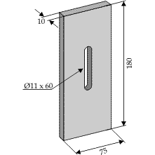 BL3157 Greenflex Kunststoff-Abstreifer - passend zu KUHN 525221 / 52532120