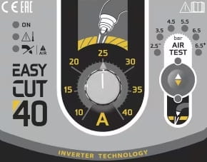 GYS plasma cutter Easycut 40 - incl. plasma torch 4m / ground cable 2m