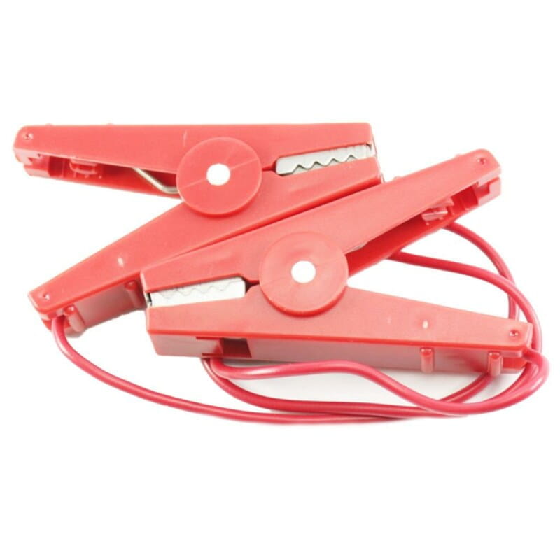 15536 Zaunverbindungskabel mit 2 Krokodilklemmen