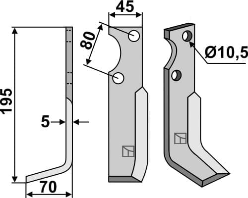 BL5181 Fräsmesser L - passend zu Goldoni 8833 / Barbieri