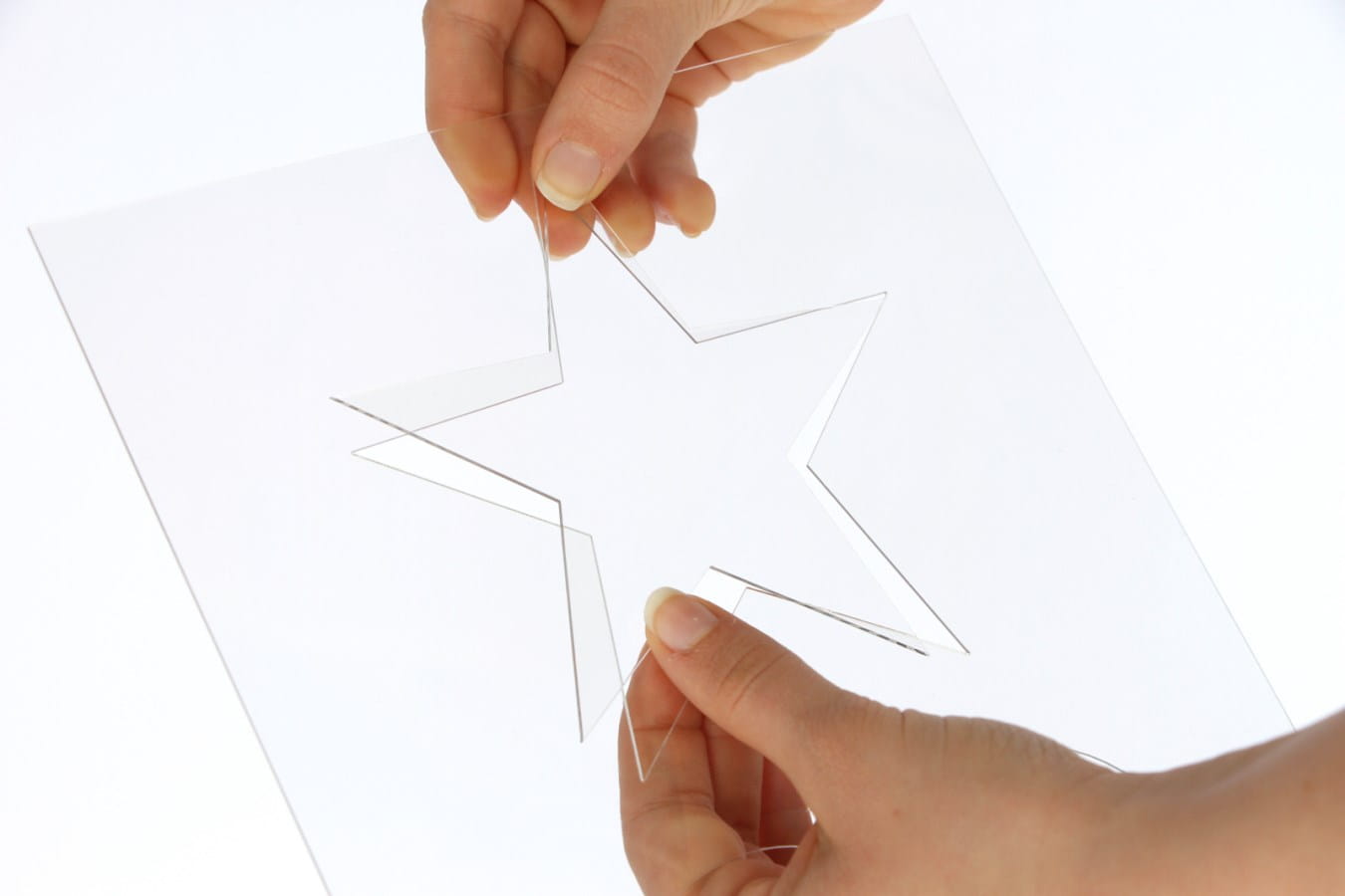 3 x Scherschablone - kreative Fellgestaltung