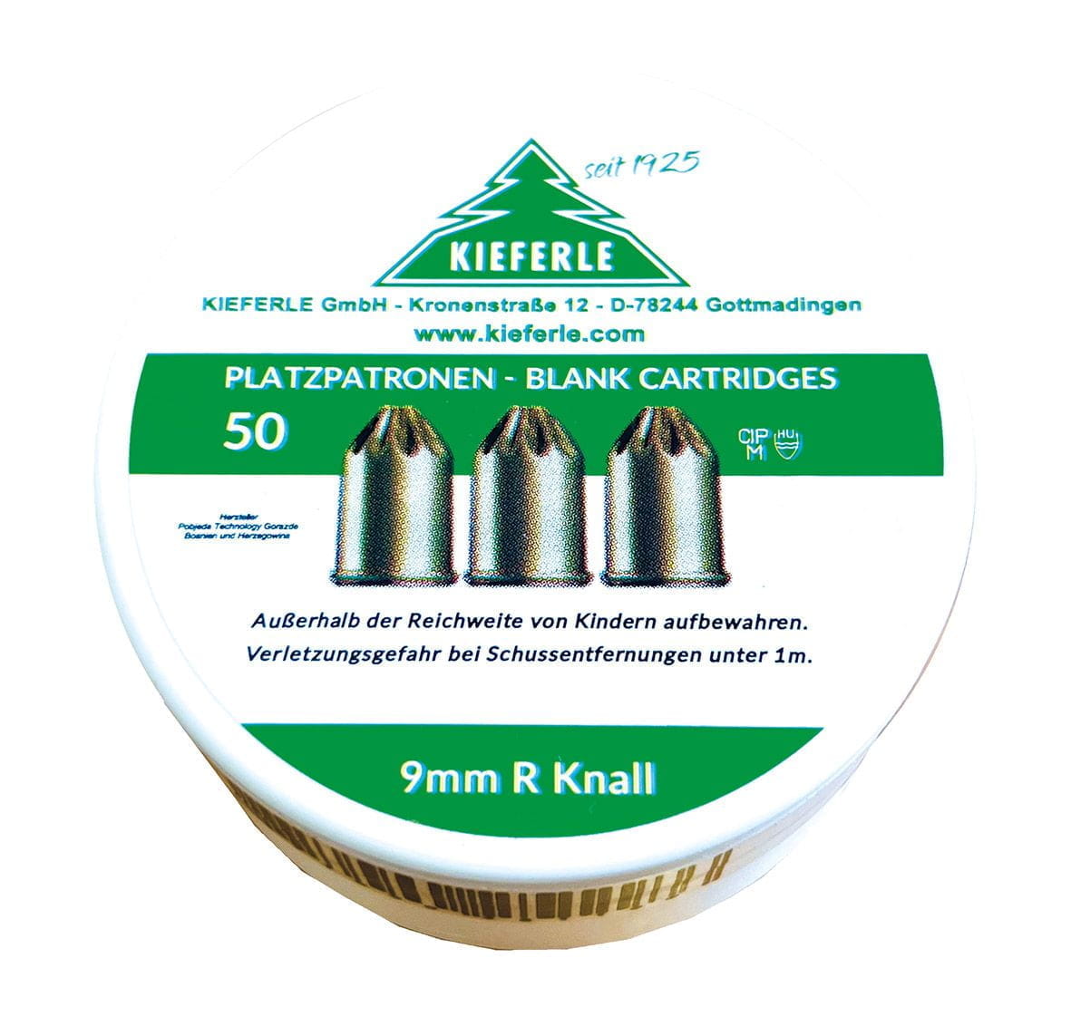 E039441 50x Platzpatronen »Kaliber 9x17«  für Schussfalle Wühlmaus