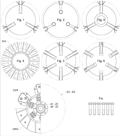 Kupplung Do 250/225 K - passend zu Deutz-Fahr D40, D4505 / Kramer KA250, KA330, KL250 / Lanz