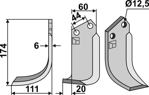 BL4977 Fräsmesser L - passend zu Celli 522601
