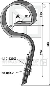 BL28500 Gerader Kultureggenzinken