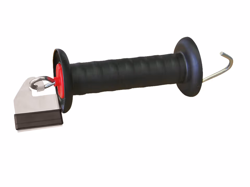 5x Torgriff verzinkt mit Litzclip BV 40mm Niro