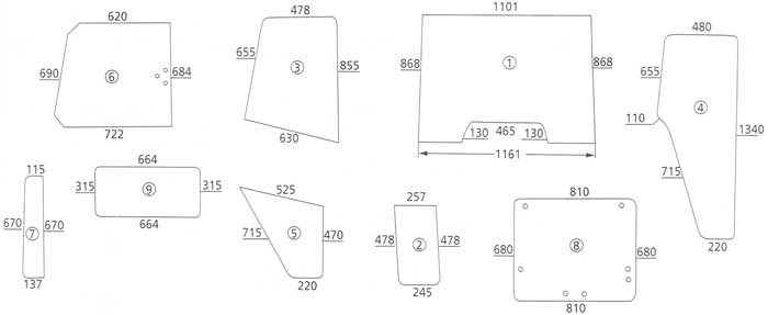 BL17076 Heckscheibe unten