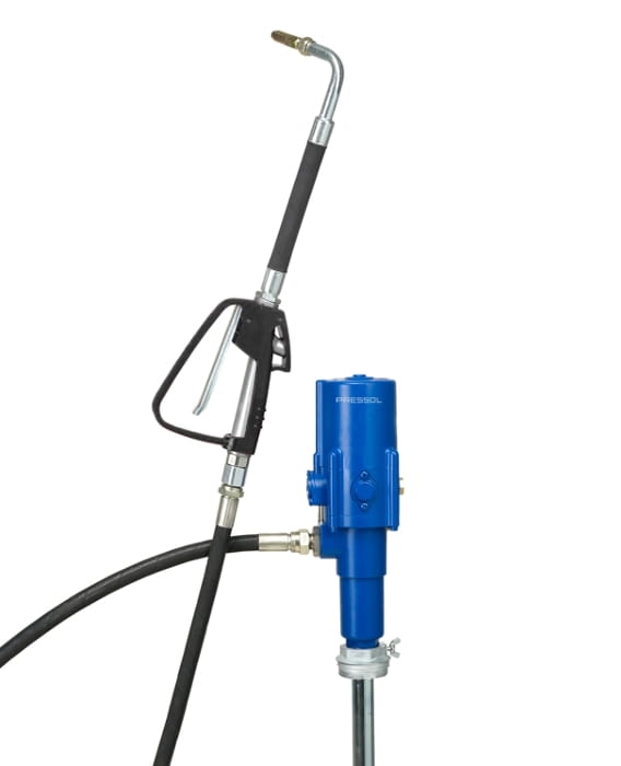 Pressol Ölsystem 3:1 für 200/220-Liter-Fässer mit Füllventil, Rectus-Verschlusskupplung und 4 m Förderschlauch