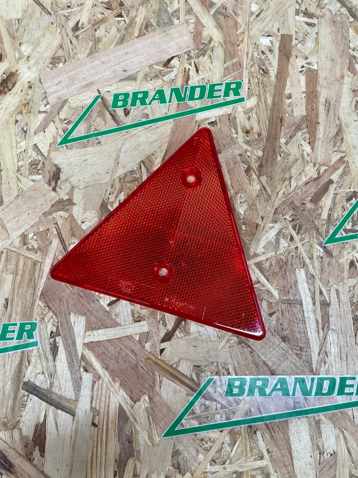 Dreieck Reflektor 160x140mm rot - geschraubt
