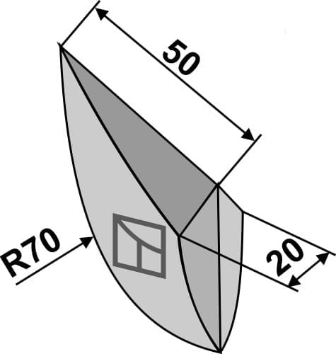 BL29349 Metall Säscharkeil - passend zu Isaria DR18101/ 3142417