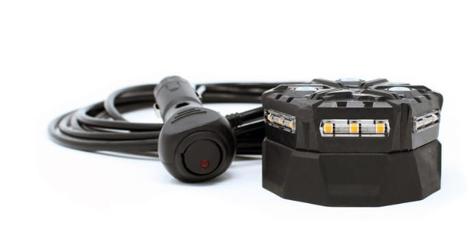 LED Rundumleuchte MICRO BRIGHT magnetisch 12V Gelb