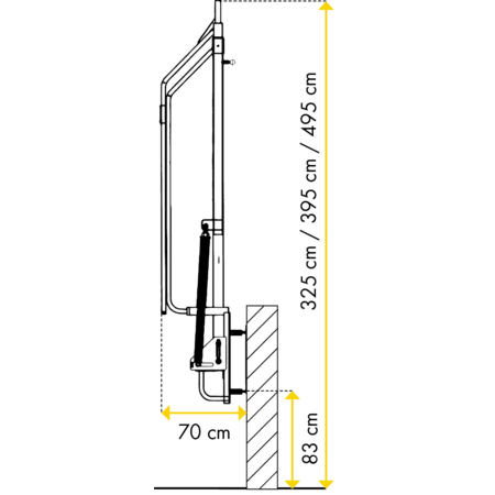 Patura telescopic lifting barrier