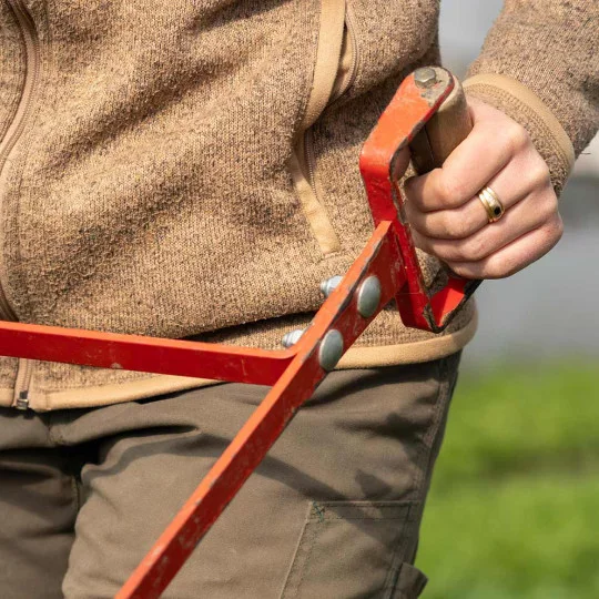 Poignées de rechange en bois pour houe à roue Profi & SCALP COM – Remplacement ergonomique des poignées