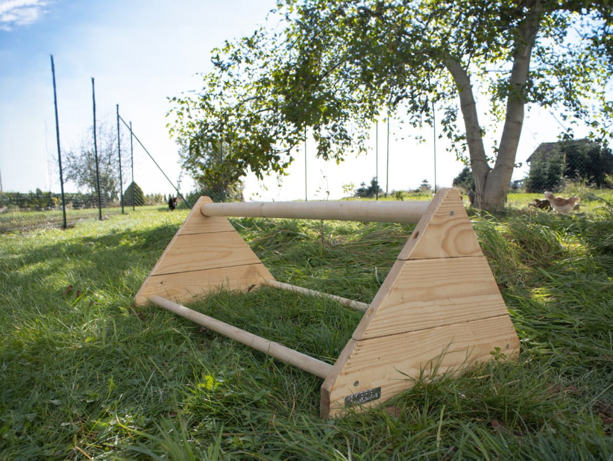 Holz Sitzstange für Hühner - 56 x 40 x 25cm
