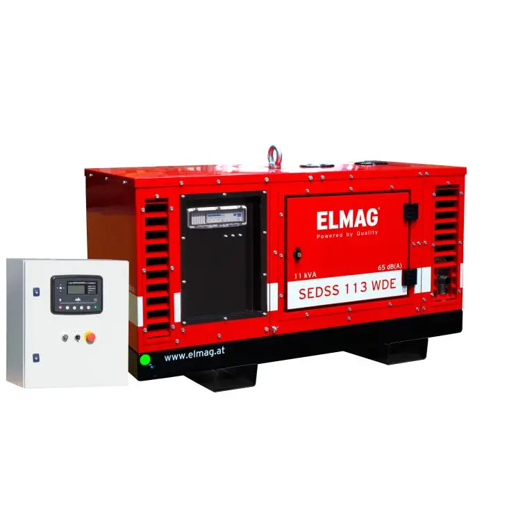 ELMAG Diesel-Stromerzeuger SEDSS 133WDE-ASS, Notstrom-Komplettpakete (ASS), Kubota D902, 13,5 kVA (400 V), 5 kVA (230 V)