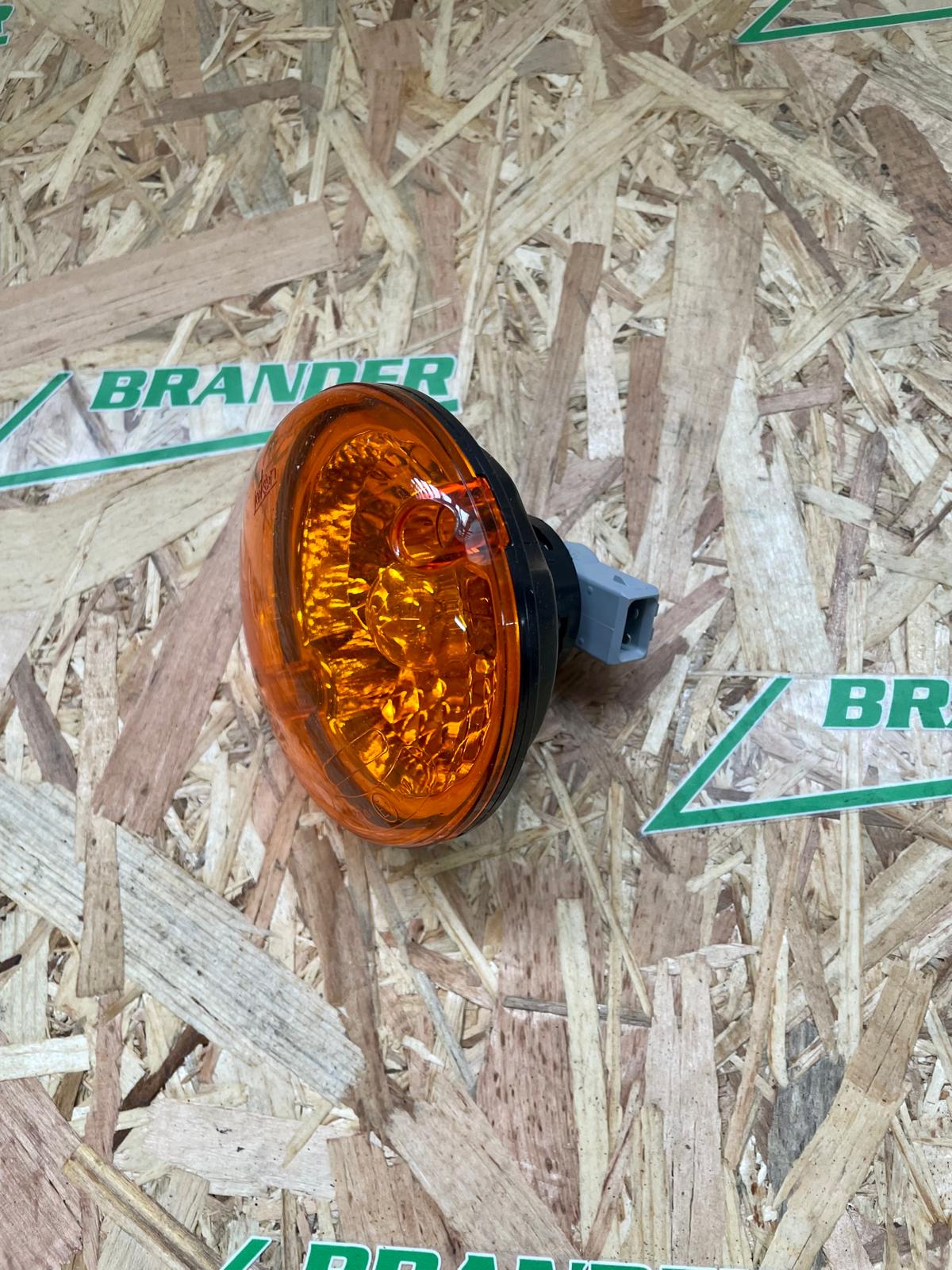 Blinkleuchte Roundpoint I - gelb / 95mm / 2-polig