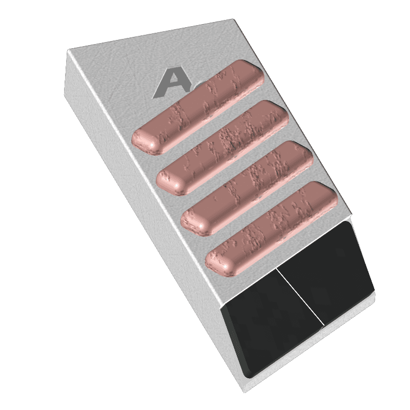 BL40144 ANSCHWEIßTEILE ABGESCHRÄGT 170*60*20 mm + Hartauftrag L