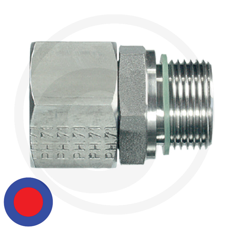 Edelstahl-Fitting, Außengewinde, Sechskantmutter, Metallverbinder