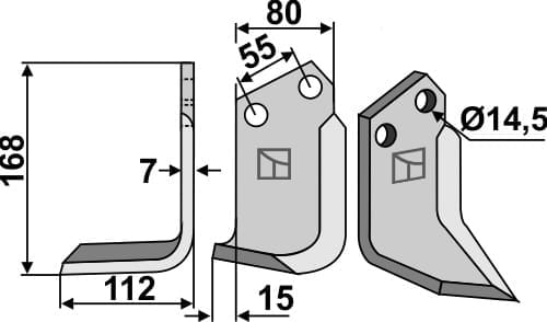 BL6216 Fräsmesser SAN-01L