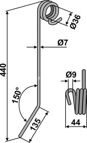 BL29050 Striegelzinken - passend zu Regent 33261