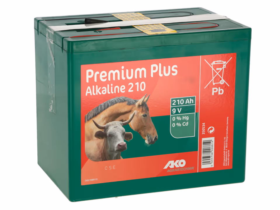AKO Batterie Alkaline 9V , 210 AH