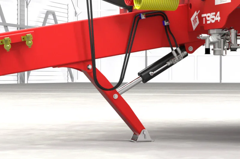 Metalfach Ballentransportwagen Mini mit Druckluftbremse – 22 Ballen | 7.800 kg zGG