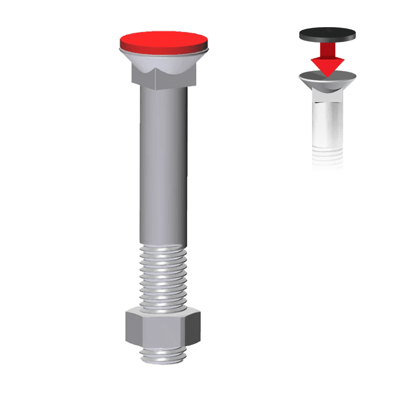 BL40319 SCHRAUBEN TFCC 12*80 Cl.12.9 Hartmetall Kopf
